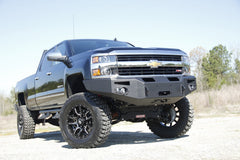 Fab Fours Premium Heavy Duty Winch Front Bumper, No Guard, 2-Stage Black Powder Coat CH14-A3051-1