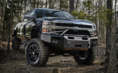 Fab Fours Premium Heavy Duty Winch Front Bumper, Pre-Runner Guard, 2-Stage Black Powder Coat CH14-A3052-1