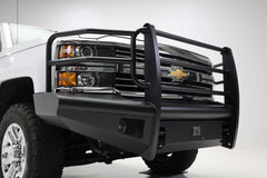 Fab Fours Elite Front Ranch Bumper, No Guard, 2-Stage Black Powder Coat CH14-Q3061-1