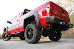 Fab Fours Black Steel Ranch Rear Bumper, 2-Stage Black Powder Coat CH14-T3050-1