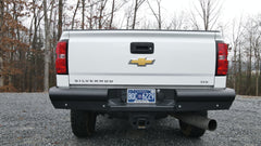 Fab Fours Elite Rear Bumper, 2-Stage Black Powder Coat CH14-U3050-1