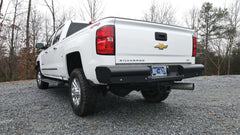 Fab Fours Elite Rear Bumper, 2-Stage Black Powder Coat CH14-U3050-1