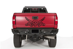 Fab Fours Vengeance Rear Bumper, Sensor Compatible, 2-Stage Black Powder Coat CH15-E3051-1