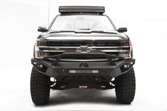 Fab Fours Vengeance Front Bumper, Pre-Runner Guard, Sensor Compatible, 2-Stage Black Powder Coat CH15-V3052-1
