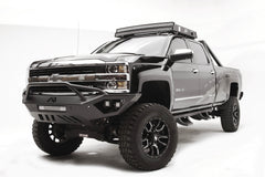 Fab Fours Vengeance Front Bumper, Pre-Runner Guard, Sensor Compatible, 2-Stage Black Powder Coat CH15-V3052-1