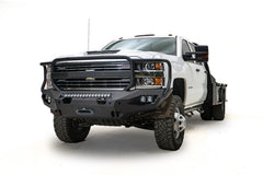 Fab Fours Matrix Front Bumper, Full Grill Guard, Bare Steel CH15-X2750-B