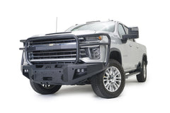 Fab Fours Premium Winch Front Bumper, Full Grill Guard, Bare Steel CH20-A4950-B