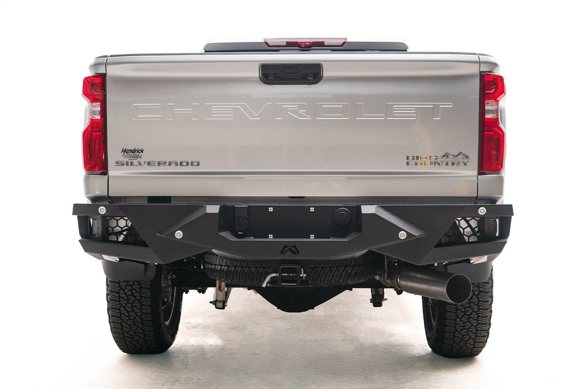 Fab Fours Vengeance Rear Bumper, Bare Steel CH20-E4951-B
