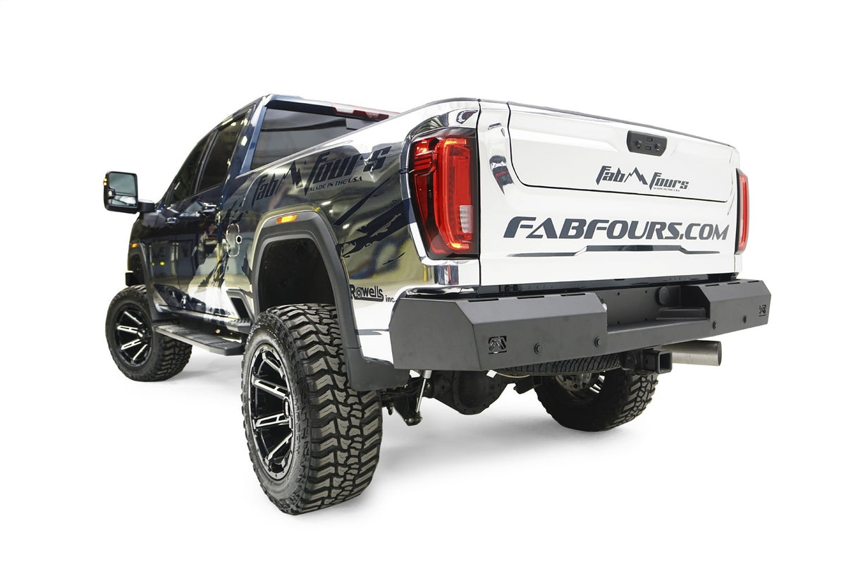Fab Fours Red Steel Rear Bumper CH20-RT4950-1