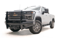 Fab Fours Black Steel Front Ranch Bumper, Full Grill Guard, Black Powder Coat CH20-S4960-1
