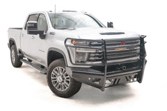 Fab Fours Black Steel Front Ranch Bumper, Full Grill Guard, Black Powder Coat CH20-S4960-1