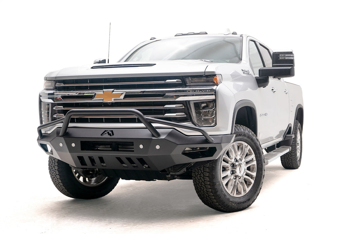 Fab Fours Vengeance Front Bumper, Pre-Runner Guard, Bare Steel CH20-V4952-B