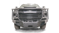 Fab Fours Premium Winch Front Bumper, Full Grill Guard, 2-Stage Black Powder Coat CH24-A6150-1