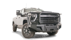 Fab Fours Premium Winch Front Bumper, Full Grill Guard, Bare Steel CH24-A6150-B