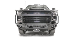 Fab Fours Matrix Front Bumper, Full Grill Guard, Bare Steel CH24-X6150-B