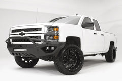 Fab Fours Vengeance Front Bumper, No Guard, 2-Stage Black Powder Coat CS14-D3051-1
