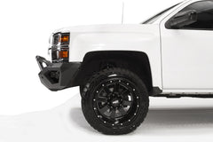 Fab Fours Vengeance Front Bumper, No Guard, 2-Stage Black Powder Coat CS14-D3051-1