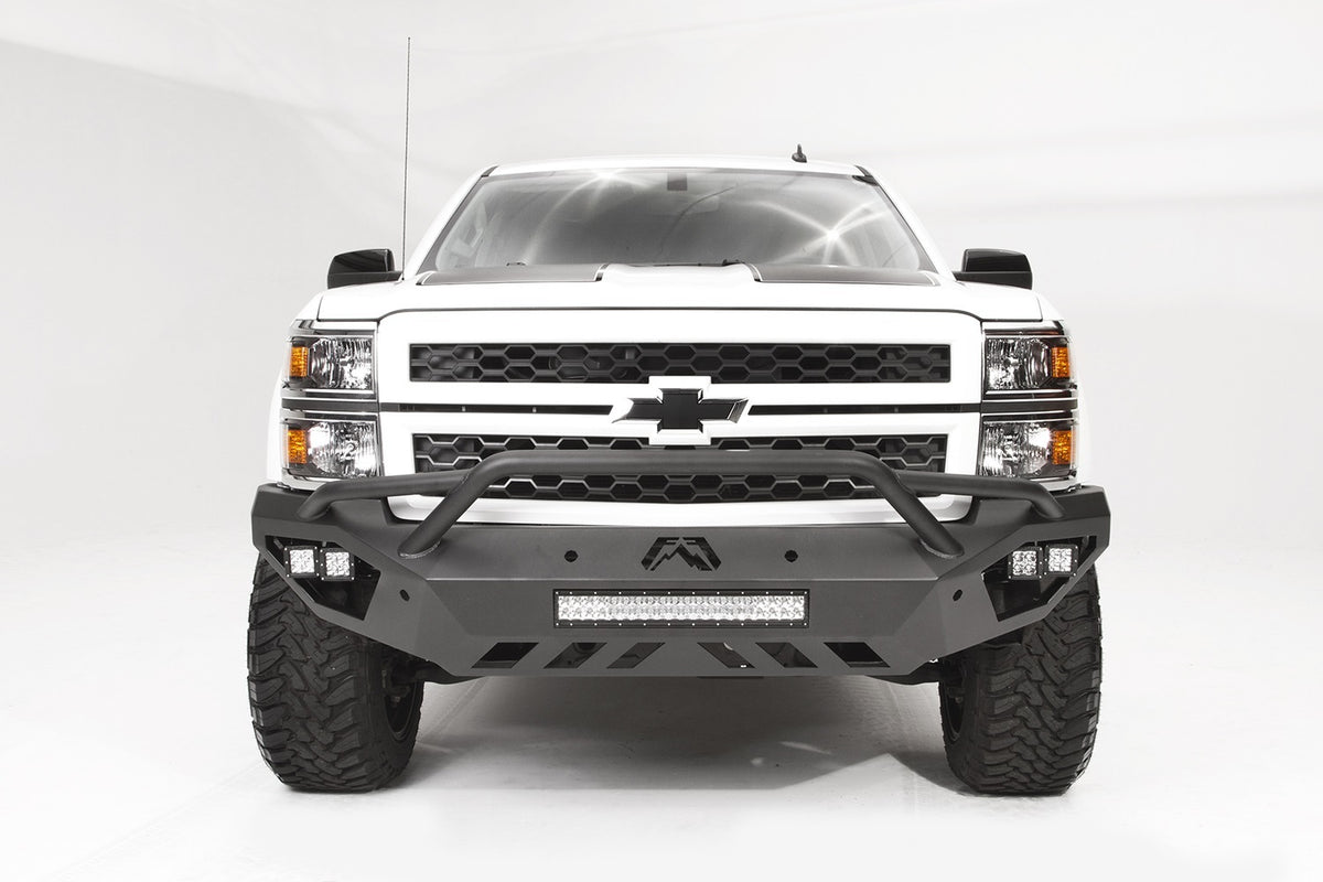 Fab Fours Vengeance Front Bumper, Pre-Runner Guard, 2-Stage Black Powder Coat CS14-D3052-1