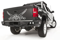 Fab Fours Vengeance Rear Bumper, 2-Stage Black Powder Coat CS14-E3151-1