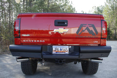 Fab Fours Elite Rear Bumper, 2-Stage Black Powder Coat CS14-U3150-1