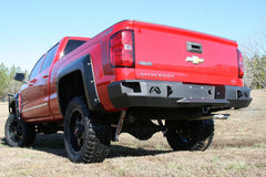 Fab Fours Heavy Duty Rear Bumper, 2-Stage Black Powder Coat CS14-W3150-1