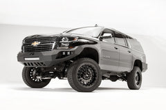 Fab Fours Vengeance Front Bumper, No Guard, Sensor Compatible, 2-Stage Black Powder Coat CS15-D3551-1