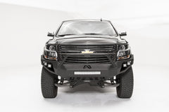 Fab Fours Vengeance Front Bumper, Pre-Runner Guard, Sensor Compatible, 2-Stage Black Powder Coat CS15-D3552-1
