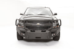 Fab Fours Premium Winch Front Bumper, Full Grill Guard, 2-Stage Black Powder Coat CS15-F3550-1