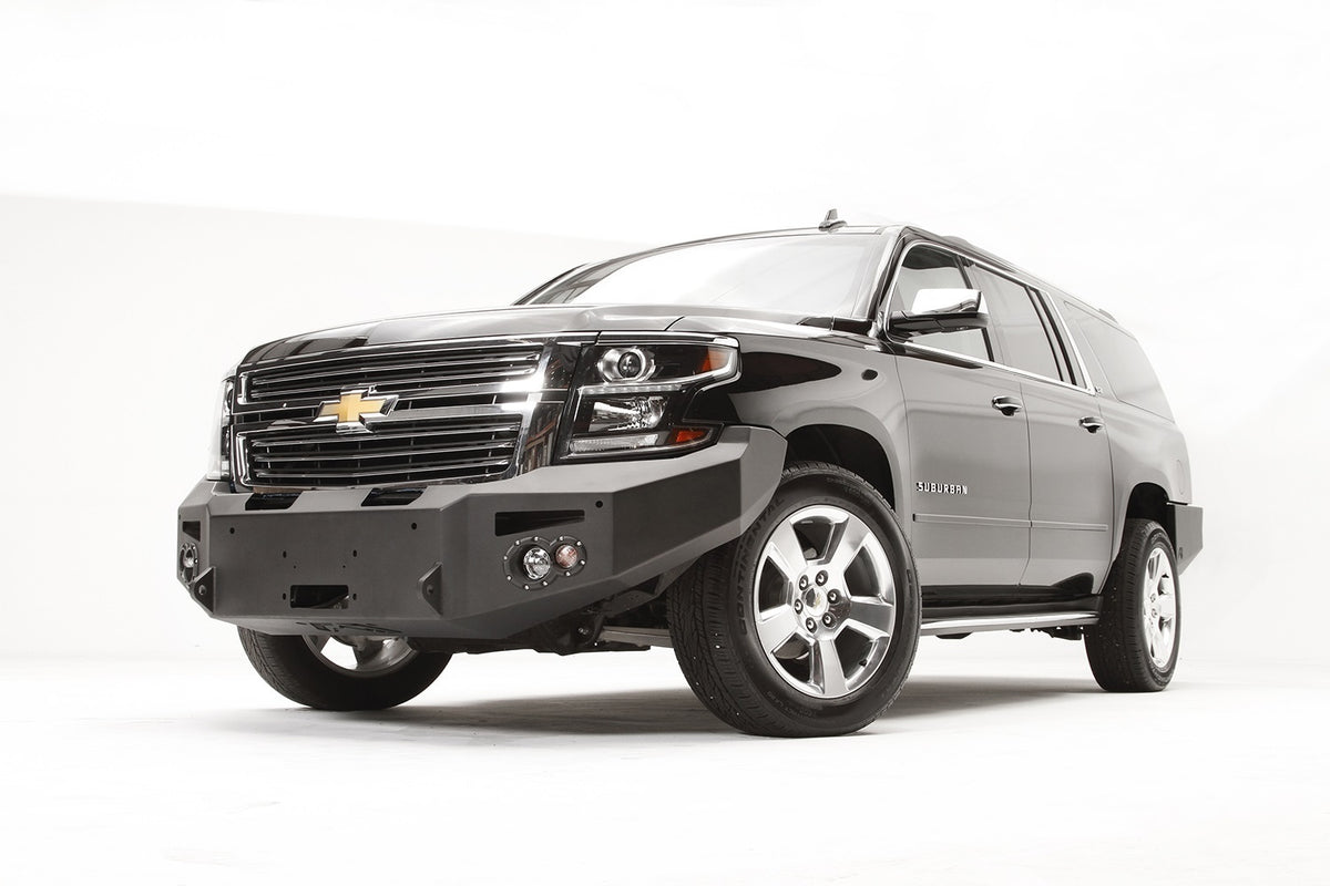 Fab Fours Premium Winch Front Bumper, No Guard, 2-Stage Black Powder Coat CS15-F3551-1