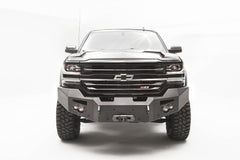 Fab Fours Premium Winch Front Bumper, No Guard, 2-Stage Black Powder Coat CS16-F3851-1