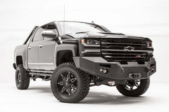 Fab Fours Premium Winch Front Bumper, No Guard, 2-Stage Black Powder Coat CS16-F3851-1