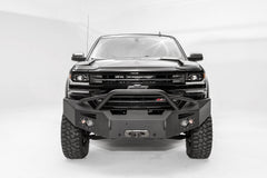 Fab Fours Premium Winch Front Bumper, Pre-Runner Guard, 2-Stage Black Powder Coat CS16-F3852-1