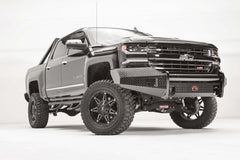 Fab Fours Black Steel Front Bumper, No Guard, 2-Stage Black Powder Coat CS16-K3861-1