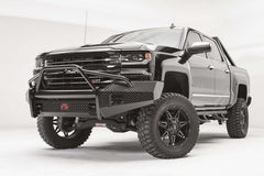 Fab Fours Black Steel Front Bumper, Pre-Runner Guard, 2-Stage Black Powder Coat CS16-K3862-1