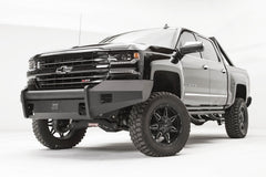 Fab Fours Elite Front Bumper, No Guard, 2-Stage Black Powder Coat CS16-R3861-1