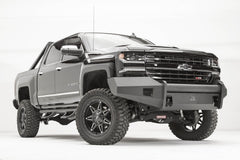 Fab Fours Elite Front Bumper, No Guard, 2-Stage Black Powder Coat CS16-R3861-1