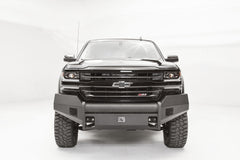 Fab Fours Elite Front Bumper, No Guard, 2-Stage Black Powder Coat CS16-R3861-1