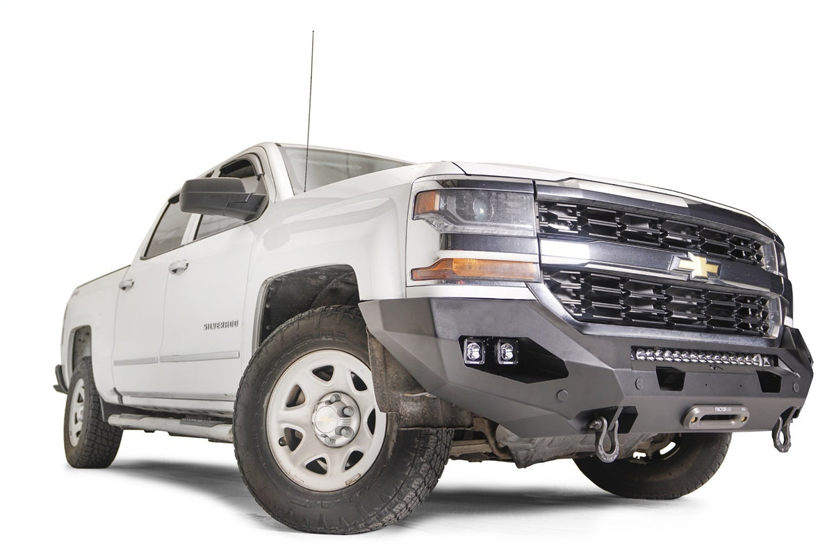 Fab Fours Matrix Front Bumper, No Guard, Bare Steel CS16-X4851-B