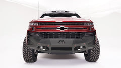 Fab Fours Vengeance Front Bumper, No Guard, Sensor Compatible, 2-Stage Black Powder Coat CS19-D4051-1