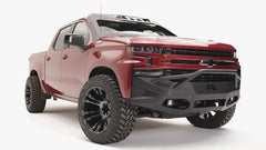 Fab Fours Vengeance Front Bumper, Pre-Runner Guard, Sensor Compatible, Bare Steel CS19-D4052-B