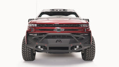 Fab Fours Vengeance Front Bumper, Pre-Runner Guard, Sensor Compatible, Bare Steel CS19-D4052-B