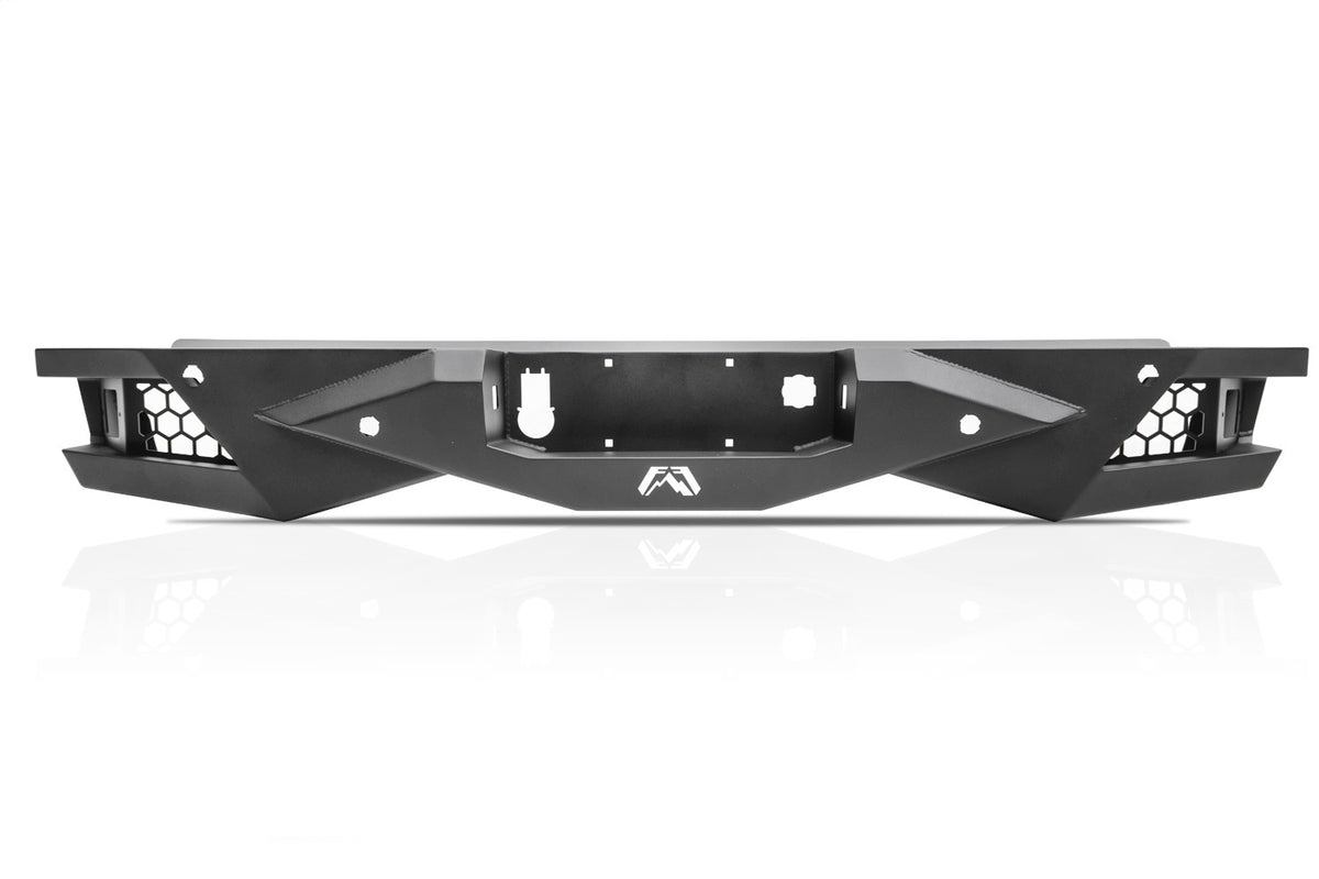 Fab Fours Vengeance Rear Bumper, Bare Steel CS19-E4052-B