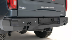 Fab Fours Premium Rear Bumper, 2-Stage Black Powder Coat CS19-W4050-1