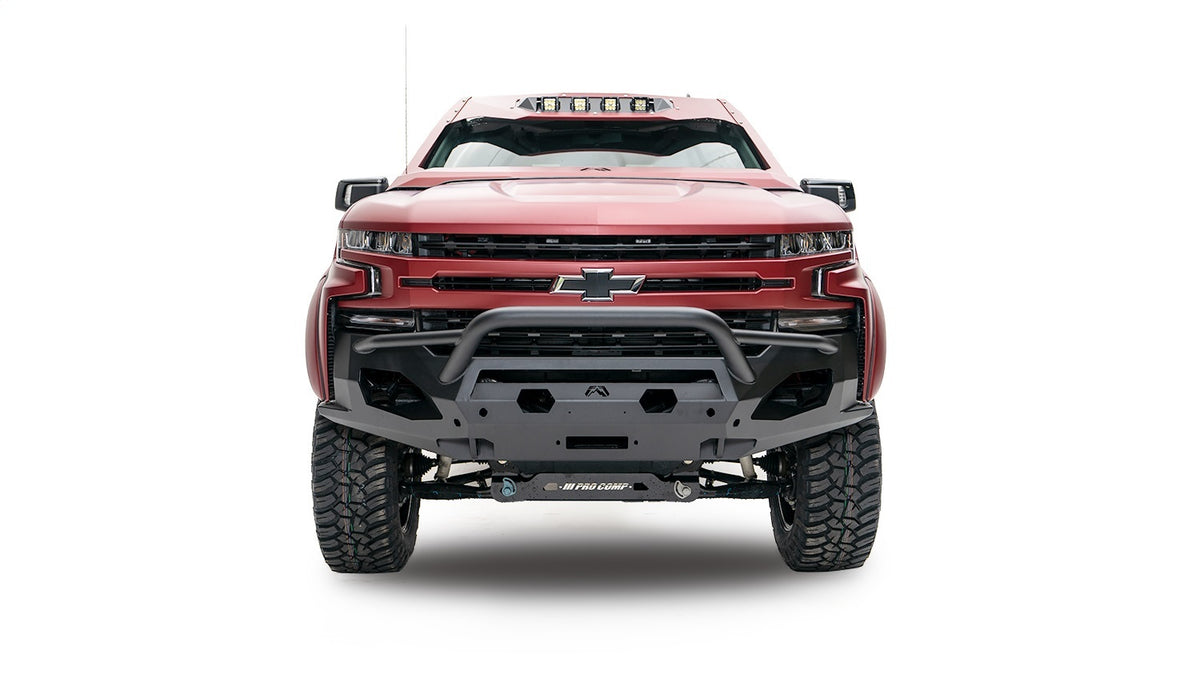 Fab Fours Matrix Front Bumper, Pre-Runner Guard, Bare Steel CS19-X4052-B