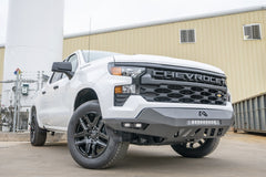Fab Fours Vengeance Front Bumper, No Guard, Sensor Compatible, 2-Stage Black Powder Coat CS22-D5651-1
