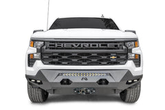 Fab Fours Matrix Front Bumper, No Guard, Sensor Compatible, Bare Steel CS22-X5651-B