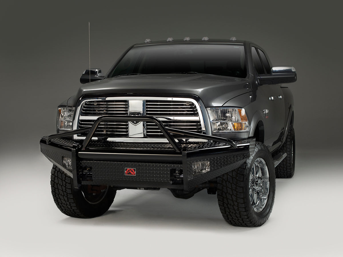 Fab Fours Black Steel Front Ranch Bumper, Pre-Runner Guard, 2-Stage Black Powder Coat DR03-S1062-1