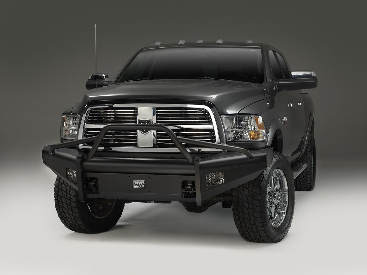 Fab Fours Elite Front Bumper, Pre-Runner Guard, 2-Stage Black Powder Coat DR06-Q1162-1