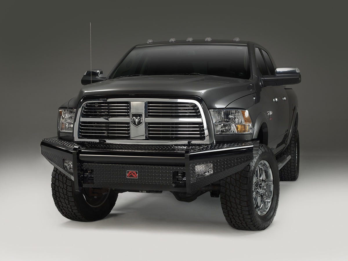 Fab Fours Black Steel Front Ranch Bumper, No Guard, 2-Stage Black Powder Coat DR06-S1161-1