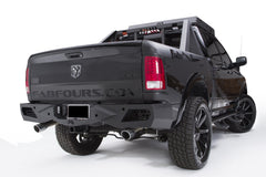 Fab Fours Premium Rear Bumper, Sensor Compatible, 2-Stage Black Powder Coat DR09-E2951-1
